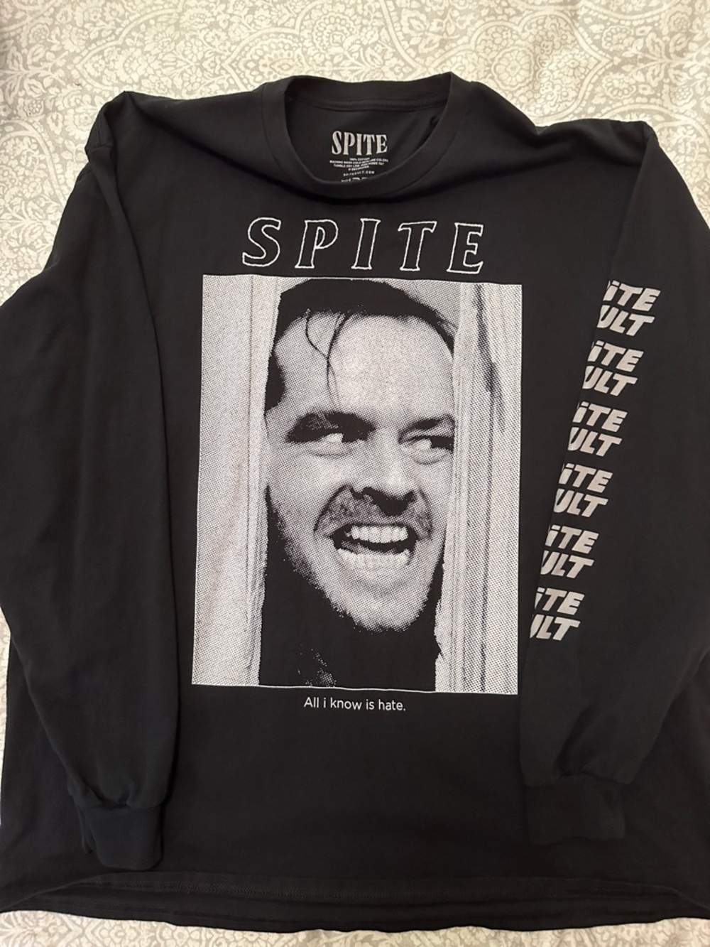 Spite men’s long sleeve tee